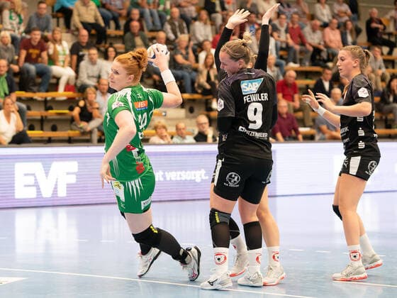 Lina Krhlikar (Frisch Auf Frauen 32), Frisch Auf! Frauen vs. Kurpfalz-Baeren, Handball, Frauen, 1. Bundesliga, 21.09.2019 Frisch Auf! Frauen vs. Kurpfalz-Baeren, Handball, Frauen, 1. Bundesliga, 21.09.2019 Goeppingen Copyright: xEIBNER Michael_Schmidtx EP_MST