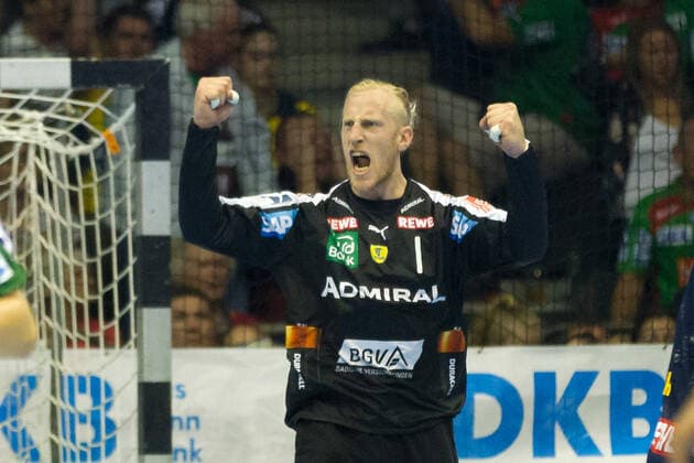 Torwart Mikael Appelgren (Loewen) im Spiel SC Magdeburg (SCM) - Rhein-Neckar Loewen (RNL), Handball Bundesliga, 22.09.19. GER, Handball, Bundesliga, SC Magdeburg gegen Rhein-Neckar Loewen Mannheim, 22.09.2019, Magdeburg Copyright: xEIBNER Eckehard_Schulzx EP_ESZ