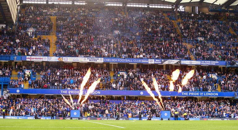Chelsea v Liverpool Premier League General view of the stadium before the Chelsea and Liverpool match in the Premier League at Stamford Bridge, London Content Not Available For UK Newspapers Copyright: xStevexO Sullivanx FIL-13677-0026