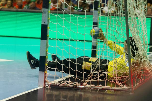 Torwart Jannick Green (SCM) im Spiel SC Magdeburg (SCM) - Rhein-Neckar Loewen (RNL), Handball Bundesliga, 22.09.19. GER, Handball, Bundesliga, SC Magdeburg gegen Rhein-Neckar Loewen Mannheim, 22.09.2019, Magdeburg Copyright: xEIBNER Eckehard_Schulzx EP_ESZ