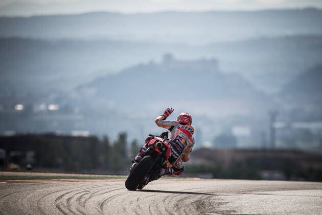 Bilder des Jahres 2019, Sport 09 September Sport Themen der Woche KW38 Sport Bilder des Tages MARC MARQUEZ - SPANISH - REPSOL HONDA TEAM - HONDA MOTO : Grand Prix moto d Aragon - 22 09 2019 VincentGuignet Panoramic 