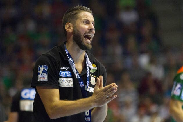 Trainer Bennet Wiegert (SCM) im Spiel SC Magdeburg (SCM) - Rhein-Neckar Loewen (RNL), Handball Bundesliga, 22.09.19. GER, Handball, Bundesliga, SC Magdeburg gegen Rhein-Neckar Loewen Mannheim, 22.09.2019, Magdeburg Copyright: xEIBNER Eckehard_Schulzx EP_ESZ