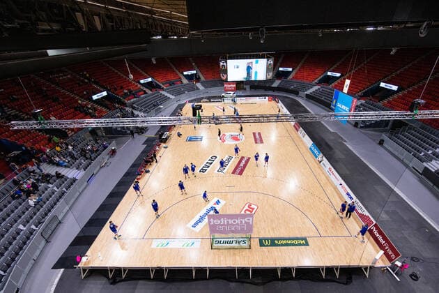 190923 Scandinavium interiört innan handbollsmatchen i Handbollsligan mellan Redbergslid och Alingsas den 23 september 2019 i Göteborg. Copyright: MICHAELxERICHSEN BB190923MI049