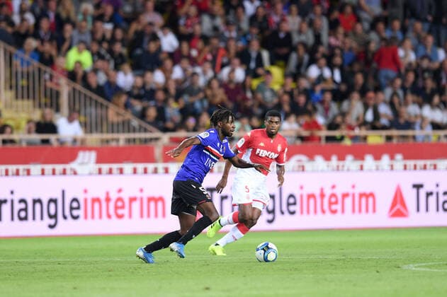 05 ADRIEN TAMEZE (NICE) FOOTBALL : Monaco vs Nice - Ligue 1 Conforama - 24 09 2019 FEP Panoramic 