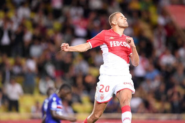 JOIE - 20 ISLAM SLIMANI (MONA) FOOTBALL : Monaco vs Nice - Ligue 1 Conforama - 24 09 2019 FEP Panoramic 