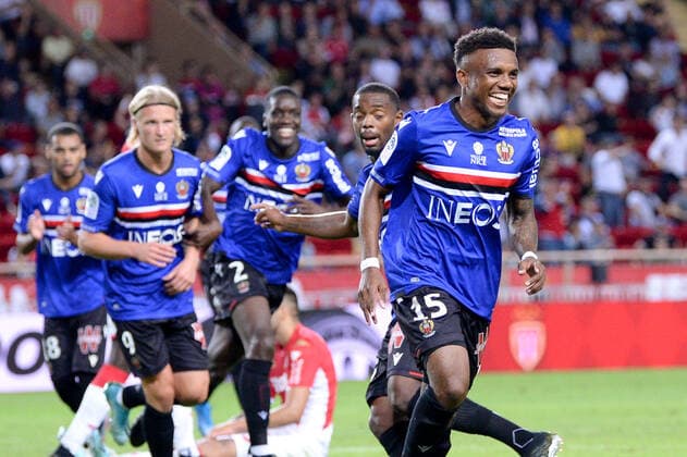 Sport Bilder des Tages JOIE - 15 PATRICK BURNER (NICE) FOOTBALL : Monaco vs Nice - Ligue 1 Conforama - 24 09 2019 FEP Panoramic 