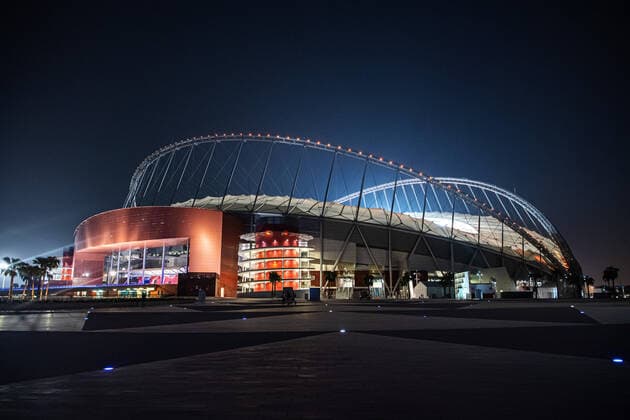 190926 Exterior view of Khalifa International Stadium ahead of the IAAF World Athletics Championships on September 26, 2019 in Doha. Photo: Joel Marklund BILDBYRAN kod JM 88030 BBENG athletics track & field friidrott friidrett IAAF World Athletics Championships Athletics World Championship, WM, Weltmeisterschaft VM friidrotts-VM arena exteriör *** 190926 Exterior view of Khalifa International Stadium ahead of the IAAF World Athletics Championships on September 26, 2019 in Doha Photo Joel Marklund BILDBYRAN code JM 88030 BBENG athletics track field athletics track and field athletics IAAF World Athletics Championships Athletics World Championship World Cup athletics World Cup Exterior,  Copyright: JOELxMARKLUND BB190926JM032