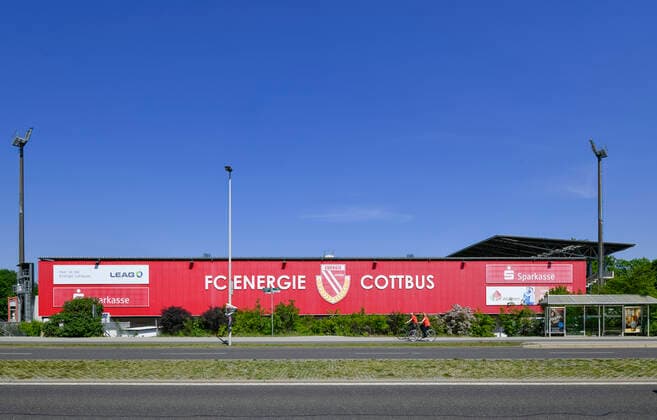 Stadion der Freundschaft, FC Energie Cottbus, Am Eliaspark, Cottbus, Brandenburg, Deutschland