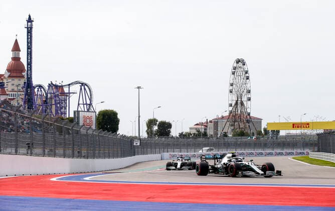 Motorsports: FIA Formula One World Championship, WM, Weltmeisterschaft 2019, Grand Prix of Russia, 77 Valtteri Bottas (FIN, Mercedes AMG Petronas Motorsport), Sochi Russia