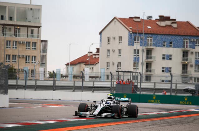 Motorsports: FIA Formula One World Championship, WM, Weltmeisterschaft 2019, Grand Prix of Russia, 77 Valtteri Bottas (FIN, Mercedes AMG Petronas Motorsport), Sochi Russia