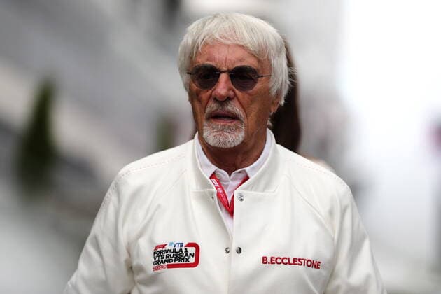 SOCHI, RUSSIA â€“ SEPTEMBER 28, 2019: Formula One Group Chairman Emeritus Bernard Charles Bernie Ecclestone attends the 2019 Formula One Russian Grand Prix at the Sochi Autodrom racing circuit. Sergei Fadeichev TASS  TS0BCA96