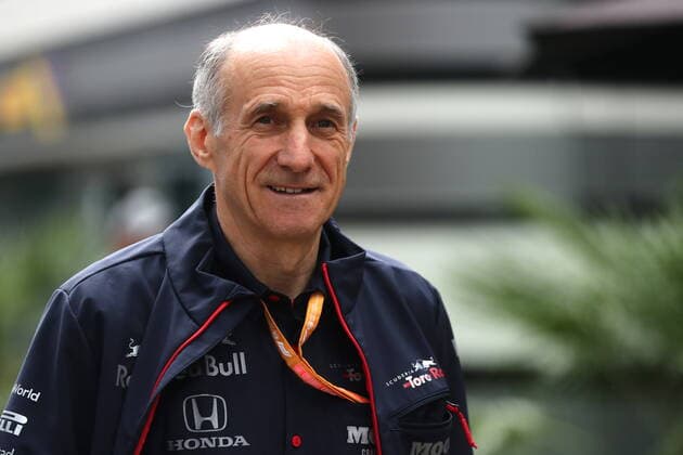 SOCHI, RUSSIA â€“ SEPTEMBER 28, 2019: Toro Rosso F1 Team Principal Franz Tost attends the 2019 Formula One Russian Grand Prix at the Sochi Autodrom racing circuit. Sergei Fadeichev TASS  TS0BCA97