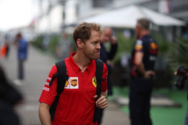 Photo4 LaPresse 28 09 2019 Sochi, Russia Grand Prix Formula One Russia 2019 In the pic: Sebastian Vettel (GER) Scuderia Ferrari SF90  Copyright: xPhoto4 LaPressex