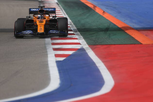 Photo4 LaPresse 28 09 2019 Sochi, Russia Grand Prix Formula One Russia 2019 In the pic: Free practice 3, Carlos Sainz Jr (ESP) Mclaren F1 Team MCL34  Copyright: xPhoto4 LaPressex