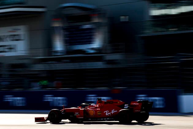 Motorsports: FIA Formula One World Championship, WM, Weltmeisterschaft 2019, Grand Prix of Russia, 5 Sebastian Vettel (GER, Scuderia Ferrari Mission Winnow), Sochi Russia