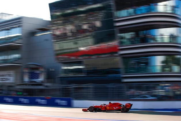 Motorsports: FIA Formula One World Championship, WM, Weltmeisterschaft 2019, Grand Prix of Russia, 5 Sebastian Vettel (GER, Scuderia Ferrari Mission Winnow), Sochi Russia