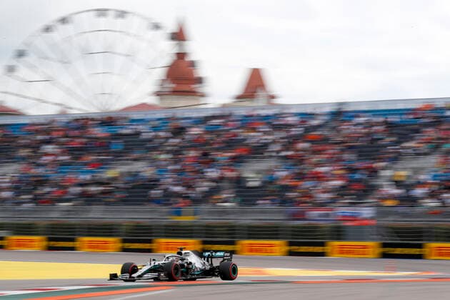 Motorsports: FIA Formula One World Championship, WM, Weltmeisterschaft 2019, Grand Prix of Russia, 44 Lewis Hamilton (GBR, Mercedes AMG Petronas Motorsport), Sochi Russia