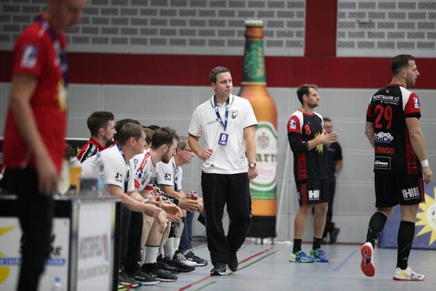 Michael Lerscht (Trainer TuS Ferndorf) GER, Handball, 2. Bundesliga, TuS N-Luebbecke gegen TuS Ferndorf, 28.09.2019 Luebbecke Copyright: xEIBNER JanxStrohdiekx EP_JSK