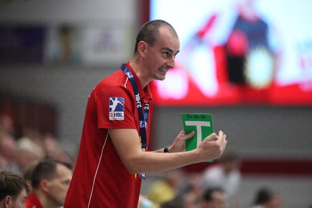 Emir Kurtagic (Trainer TuS N-Luebbecke) GER, Handball, 2. Bundesliga, TuS N-Luebbecke gegen TuS Ferndorf, 28.09.2019 Luebbecke Copyright: xEIBNER JanxStrohdiekx EP_JSK
