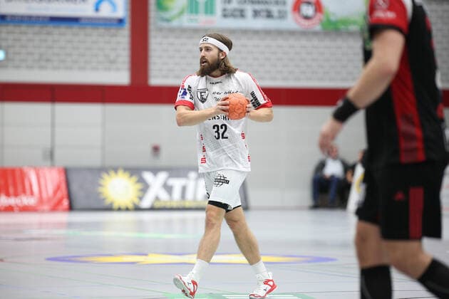 Julius Lindskog Andersson (TuS Ferndorf 32) GER, Handball, 2. Bundesliga, TuS N-Luebbecke gegen TuS Ferndorf, 28.09.2019 Luebbecke Copyright: xEIBNER JanxStrohdiekx EP_JSK