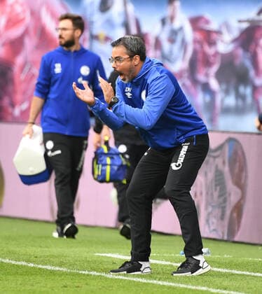 Fussball, Herren, Saison 2019 2020, 1. Bundesliga (6. Spieltag) RB Leipzig - FC Schalke 04 (1:3), Trainer David Wagner (Schalke 04), 28.09. 2019, Copyright: xMatthiasxKochx