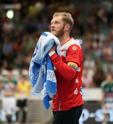 Frisch Auf Göppingen - TVB 1898 Stuttgart Deutschland, Göppingen, 29.09.2019, Handball, Liqui Moly HBL Bundesliga, Saison 2019 2020, Frisch Auf Göppingen - TVB 1898 Stuttgart: Johannes Bitter (TVB 1898 Stuttgart).