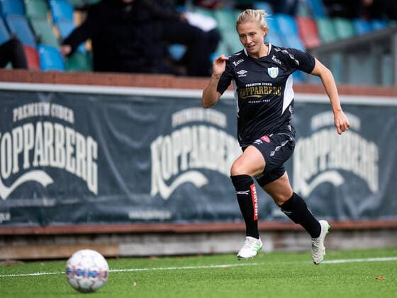 190929 Göteborgs Rebecka Blomqvist under fotbollsmatchen i Damallsvenskan mellan Kopparbergs Göteborg och Vittsjö den 29 september 2019 i Göteborg. Copyright: MICHAELxERICHSEN BB190929MI028