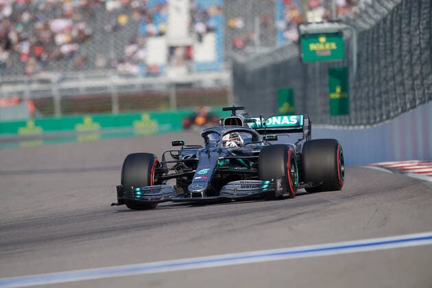 Lewis Hamilton; Mercedes Grand Prix, formula 1 GP, Russian in Sochi, 29.09.2019 Photo:mspb Larkin Lewis Hamilton; formula 1 GP, Russian