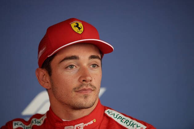 Charles Leclerc, Scuderia Ferrari, formula 1 GP, Russian in Sochi, 29.09.2019 Photo:mspb Larkin Charles Leclerc, formula 1 GP, Russian