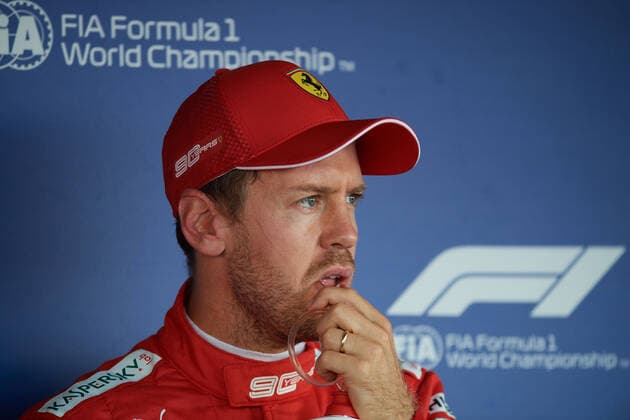 Sebastian Vettel, Scuderia Ferrari, formula 1 GP, Russian in Sochi, 29.09.2019 Photo:mspb Larkin Sebastian Vettel, formula 1 GP, Russian