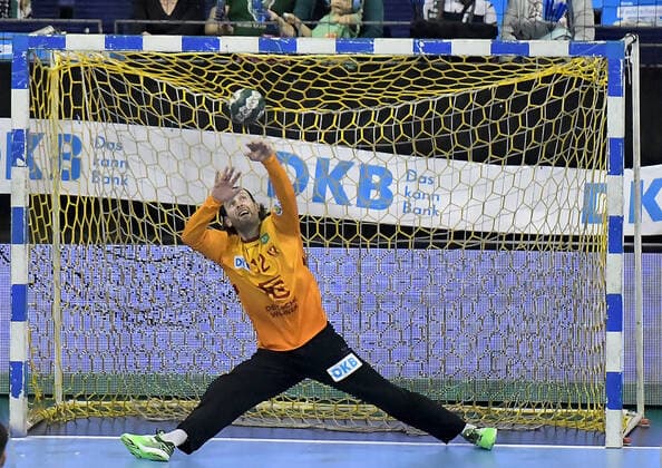 29.09.2019, xlakx, Handball Bundesliga, Fuechse Berlin - Eulen Ludwigshafen emspor, v.l.Silvio Heinevetter(Fuechse Berlin 12) Berlin