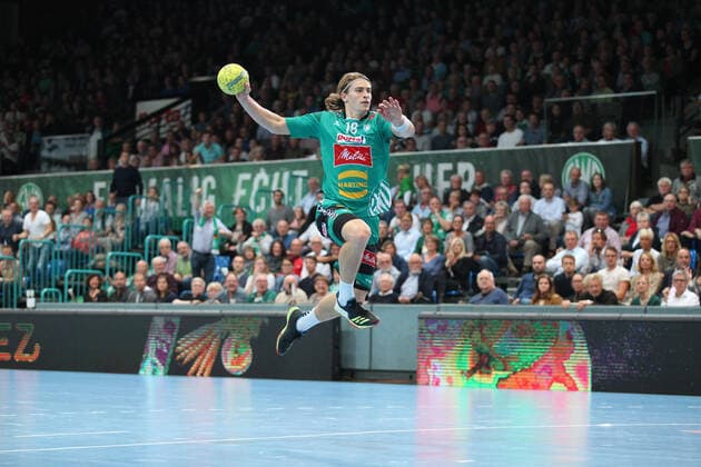 Juri Knorr (TSV GWD Minden 19) GER, Handball, 1. Bundesliga, TSV GWD Minden gegen TBV Lemgo Lippe, 29.09.2019 Minden Copyright: xEIBNER JanxStrohdiekx EP_JSK