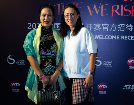 September 29, 2019, Beijing, CHINA: Saisai Zheng of China arrives at the players party of the 2019 China Open Premier Mandatory tennis tournament 2019 China Open, Tennis, Beijing, China, Sep 29 - ZUMAa181 20190929_zaa_a181_126 Copyright: xAFP7x
