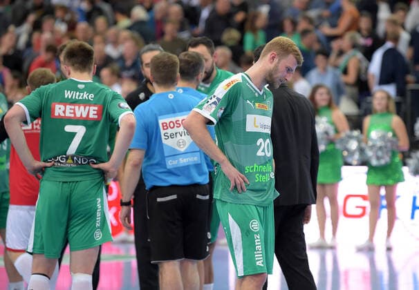 Philipp Weber (DHfK 20) enttaeuscht nach dem Spiel GER, Handball, Achtelfinale, DHB-Pokal, SC DHfK Leipzig vs MT Melsungen, 01.10.2019 Leipzig Copyright: xEIBNER ChristianxModlax EP_CMA