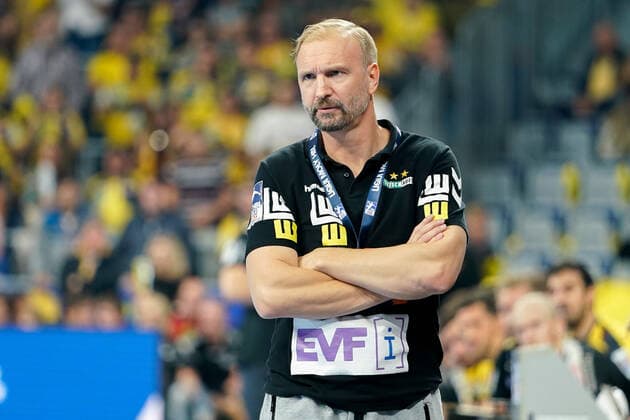 Hartmut Mayerhoffer (Trainer, Cheftrainer, Göppingen), Einzelbild, Aktion, Action, 02.10.2019, Mannheim, Handball, DHB-Pokal, Rhein-Neckar Löwen - Frisch Auf! Göppingen