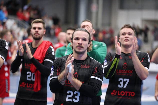 Pascal Durak (Die Eulen Ludwigshafen 23) GER, Handball, DHB Pokal, Achtelfinale, ASV Hamm-Westfalen gegen Die Eulen Ludwigshafen, 02.10.2019 Hamm Copyright: xEIBNER JanxStrohdiekx EP_JSK