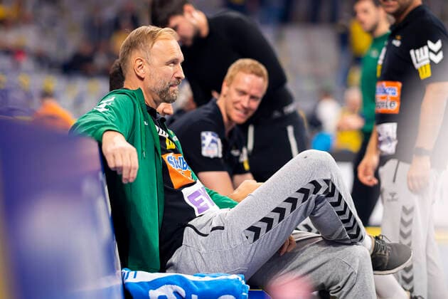 Mannheim, Deutschland 02. Oktober 2019: DHB Pokal - Achtelfinale - Rhein Neckar Löwen vs. Frisch Auf Göppingen Trainer Hartmut Mayerhoffer (Goeppingen) Mannheim SAP Arena Baden-Württemberg Deutschland