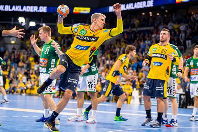 Mannheim, Deutschland 02. Oktober 2019: DHB Pokal - Achtelfinale - Rhein Neckar Löwen vs. Frisch Auf Göppingen Andy Schmid (Loewen) Mannheim SAP Arena Baden-Württemberg Deutschland