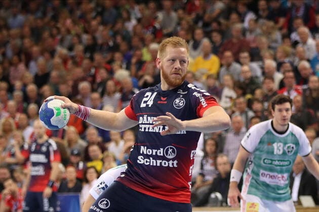 SG Flensburg-Handewitt vs TSV Hannover-Burgdorf, DHB-Pokal Achtelfinale, Flensburg; 03.10.19 Jim Gottfridsson (SG Flensburg-Handewitt, 24) Copyright: xBEAUTIFULxSPORTS MarioxM.xKobergx