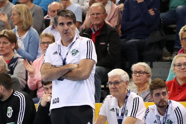 SG Flensburg-Handewitt vs TSV Hannover-Burgdorf, DHB-Pokal Achtelfinale, Flensburg; 03.10.19 Antonio Carlos Ortega (TSV Hannover-Burgdorf, Trainer) Copyright: xBEAUTIFULxSPORTS MarioxM.xKobergx
