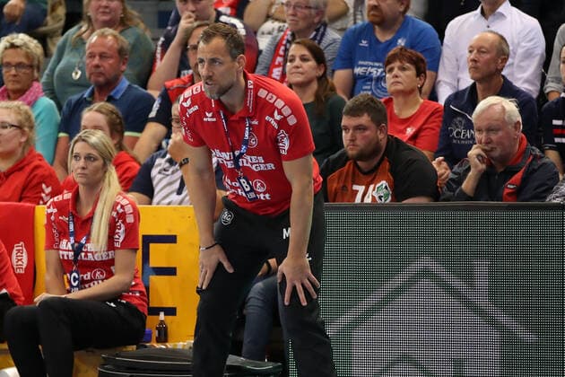 SG Flensburg-Handewitt vs TSV Hannover-Burgdorf, DHB-Pokal Achtelfinale, Flensburg; 03.10.19 Maik Machulla (SG Flensburg-Handewitt, Trainer) Copyright: xBEAUTIFULxSPORTS MarioxM.xKobergx