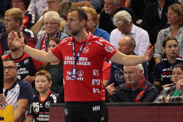 SG Flensburg-Handewitt vs TSV Hannover-Burgdorf, DHB-Pokal Achtelfinale, Flensburg; 03.10.19 Maik Machulla (SG Flensburg-Handewitt, Trainer) Copyright: xBEAUTIFULxSPORTS MarioxM.xKobergx