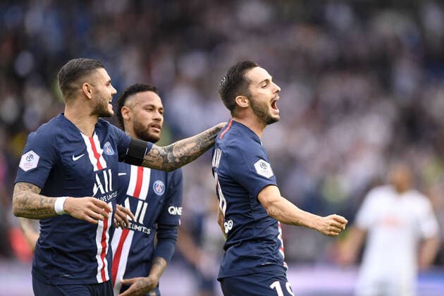 JOIE - 19 PABLO SARABIA (PSG) FOOTBALL : Paris SG vs Angers - Ligue 1 Conforama - 05 10 2019 AnthonyBIBARD FEP Panoramic 