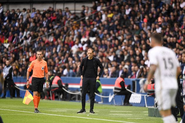 THOMAS TUCHEL (ENTRAINEUR PSG) FOOTBALL : Paris SG vs Angers - Ligue 1 Conforama - 05 10 2019 AnthonyBIBARD FEP Panoramic 