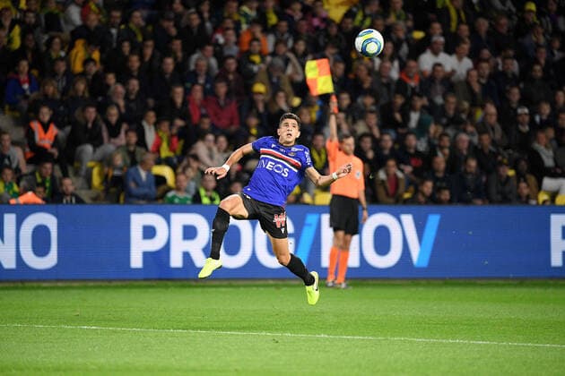 Sport Bilder des Tages 20 YOUCEF ATAL (NICE) FOOTBALL : Nantes vs Nice - Ligue 1 Conforama - 05 10 2019 FEP Panoramic 
