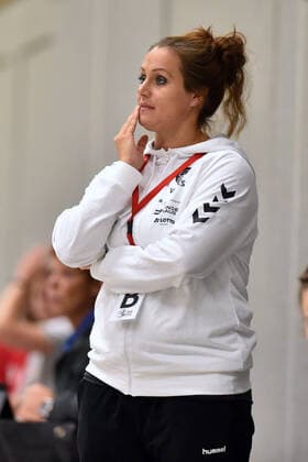 Tessa Bremmer (Trainerin HSG Bad Wildungen Vipers) ,GER, HSG Bad Wildungen Vipers - Bayer 04 Leverkusen, DHB Pokal, Handball, Frauen, 05.10.2019, GER, HSG Bad Wildungen Vipers - Bayer 04 Leverkusen, Handball, DHB Pokal Frauen, 05.10.2019 Bad Wildungen Copyright: xEIBNER RolandxSippelx EP_RSL