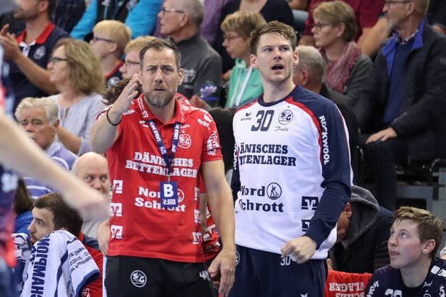 SG Flensburg-Handewitt vs Fuechse Berlin, 06.10.19, LIQUI-MOLY Handball-Bundesliga, Maik Machulla (SG Flensburg-Handewitt, Trainer) Copyright: xBEAUTIFULxSPORTS MarioxM.xKobergx