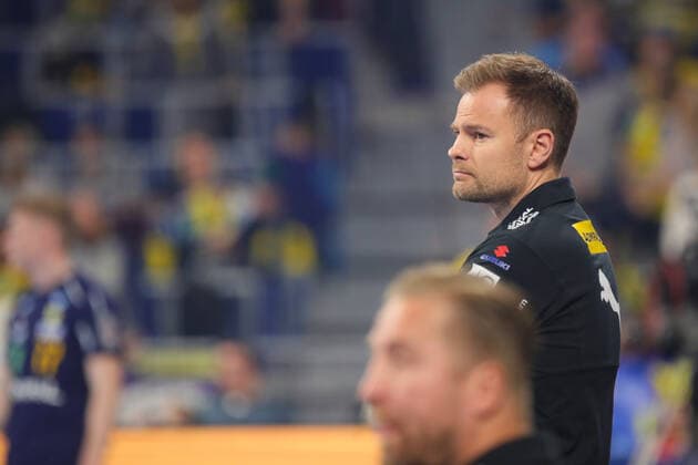 Handball Bundesliga: Rhein-Neckar Loewen vs. HSG Wetzlar Mannheim, Deutschland 06. Oktober 2019 - 8. Spieltag der Liqui Moly Handball Bundesliga: Trainer Kristjan Andresson Kristjan Andresson (Loewen), Aktion Einzelbild