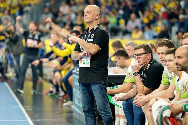 Kai Wandschneider (Trainer, Cheftrainer, HSG Wetzlar), Einzelbild, Aktion, Action, 06.10.2019, Mannheim, Handball, Bundesliga, Rhein-Neckar Löwen - HSG Wetzlar
