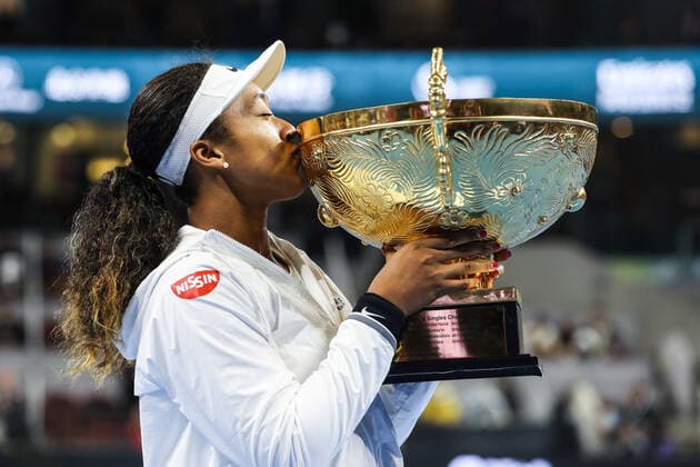 BEIJING, CHINA - OCTOBER 06: Naomi Osaka of Japan poses with the champion trophy after the Women s Singles final match against Ashleigh Barty of Australia on Day nine of 2019 China Open at the China National Tennis Center on October 6, 2019 in Beijing, China.  Copyright: xVCGx CFP111252998921 